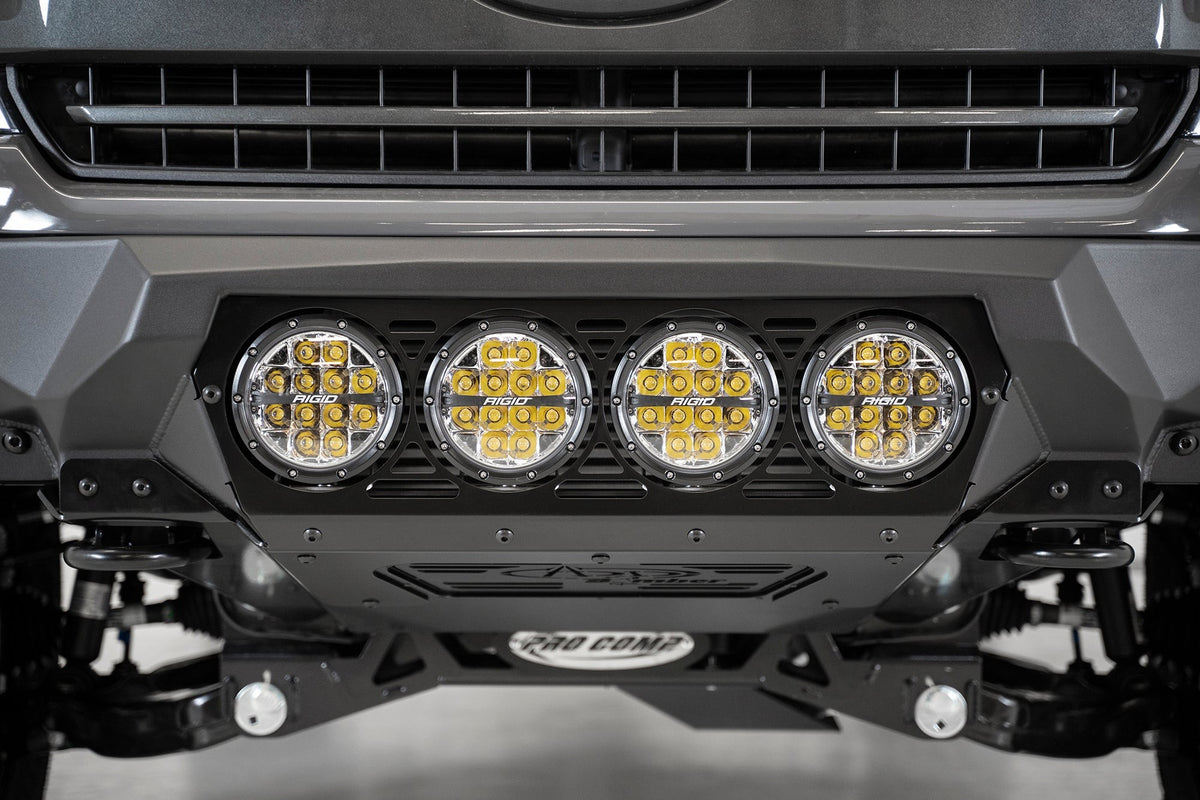 2018-2020 Ford F-150 Bomber Front Bumper Mounts for 4 rigid 360 6 Inch Round Lights Addictive Desert Designs