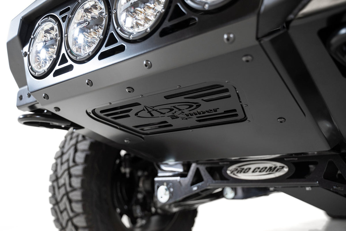 2018-2020 Ford F-150 Bomber Front Bumper Mounts for 4 rigid 360 6 Inch Round Lights Addictive Desert Designs