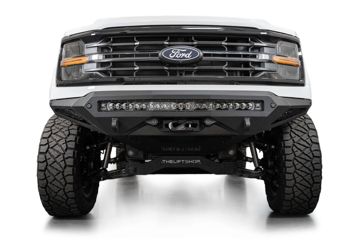 2024+ Ford F-150 Stealth Fighter Front Bumper Heavy-Duty Winch Mount Addictive Desert Designs