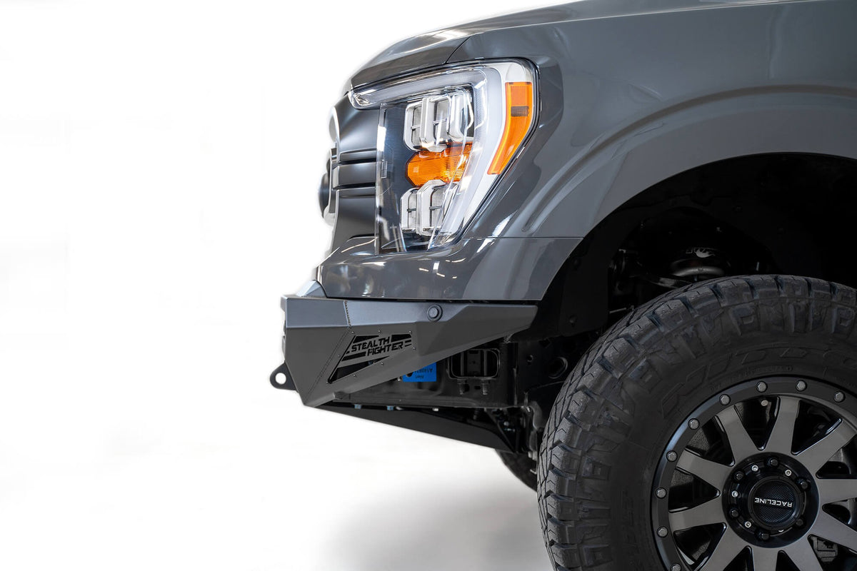 2021-2025 Ford F-150 Stealth Fighter Front Bumper With Winch Mount Addictive Desert Designs