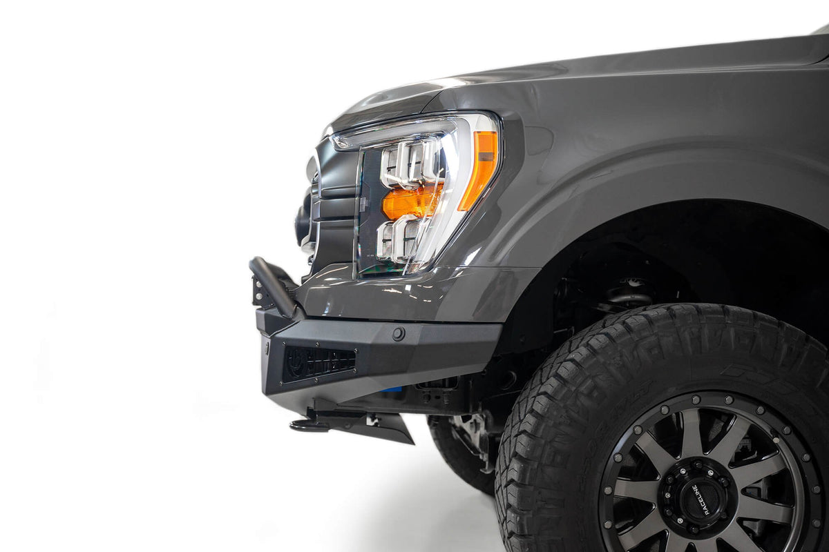 2021-2025 Ford F-150 HoneyBadger Front Bumper With Top Hoop Addictive Desert Designs