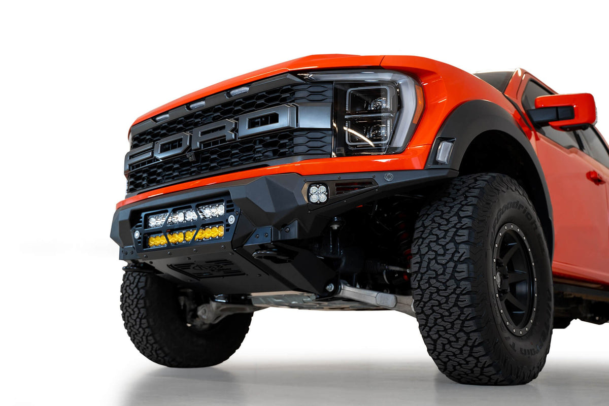 2021+ Ford Raptor Bomber Front Bumper Mounts for two 20 Inch Light Bars Addictive Desert Designs
