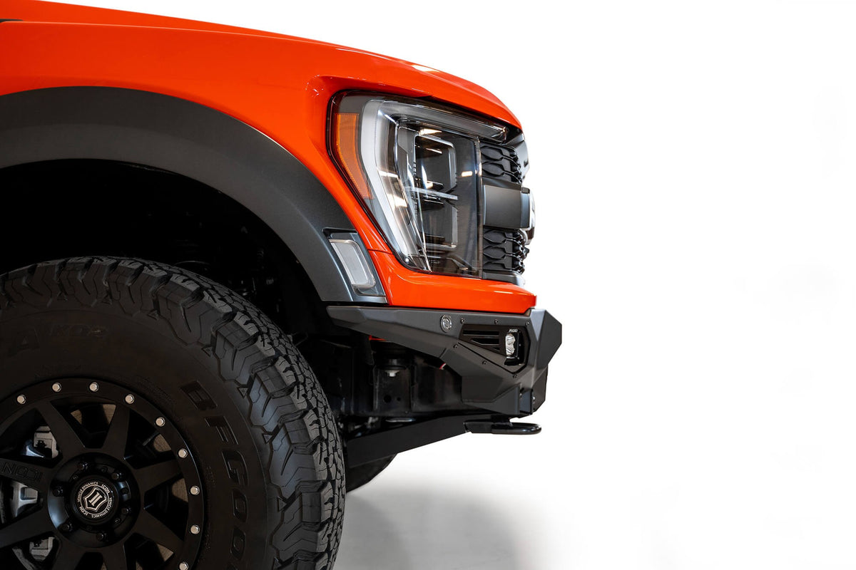 2021+ Ford Raptor Bomber Front Bumper Mounts for 4 rigid 360 6 Inch Round Lights Addictive Desert Designs