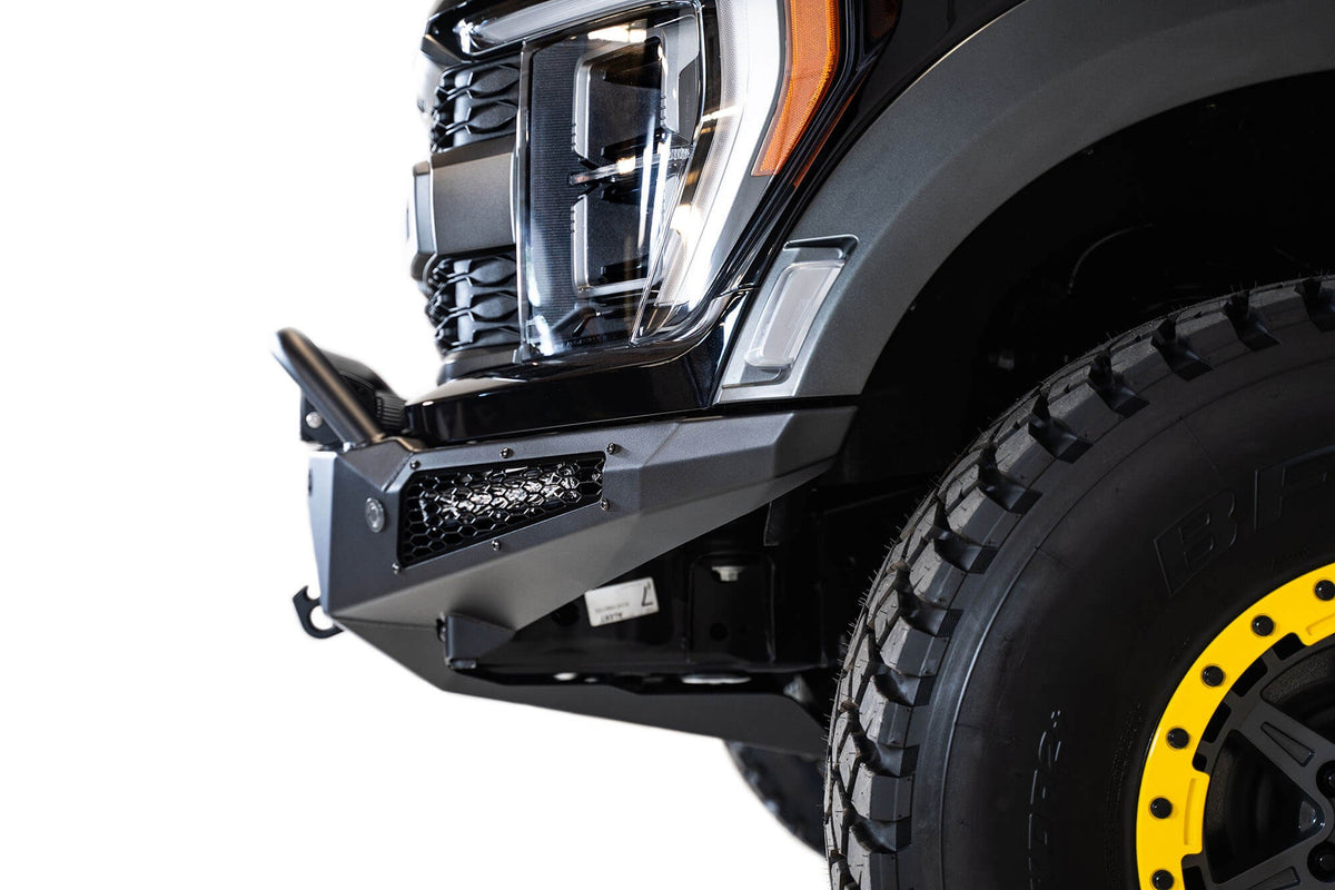2021+ Ford Raptor HoneyBadger Front Bumper With Top Hoop Addictive Desert Designs