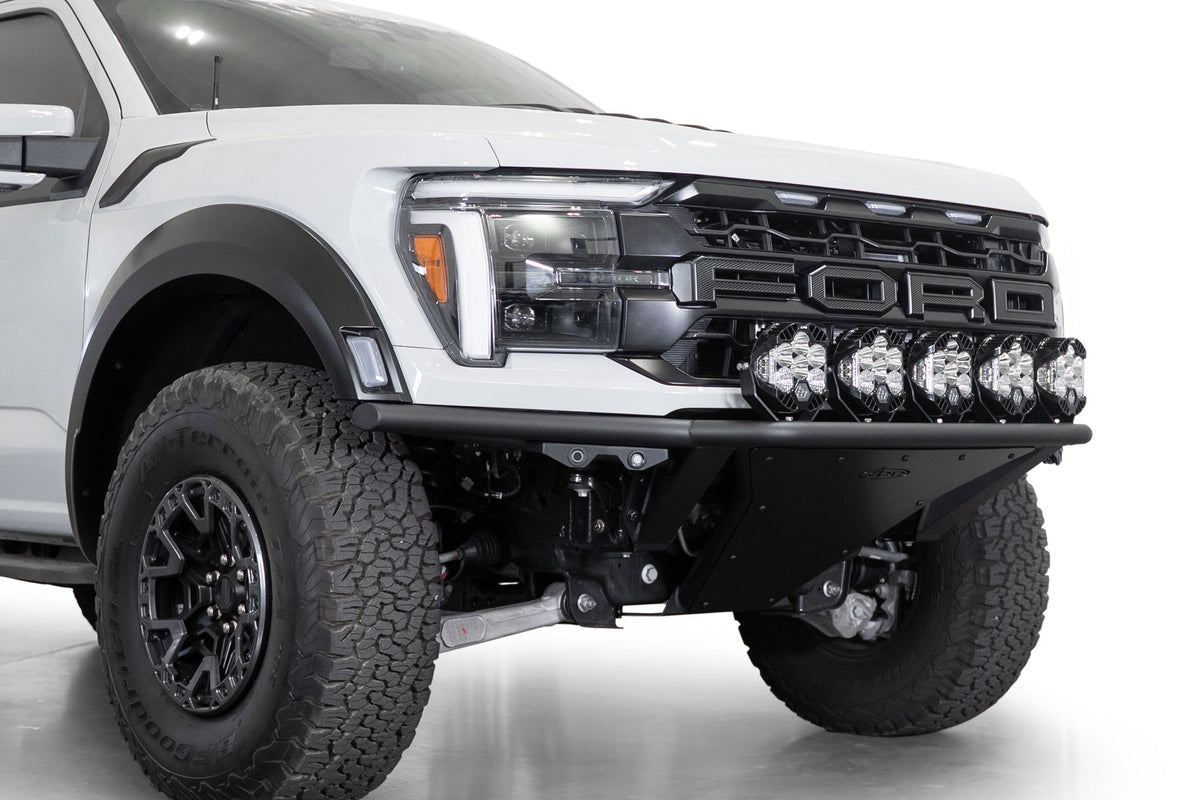 2021+ Ford F-150 Raptor Pro Plus Frame Cut Front Bumper 20-inch Light Bar Addictive Desert Designs