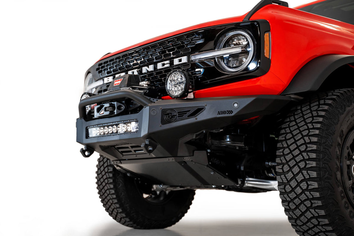 2021+ Ford Bronco Rock Fighter Front Bumper Addictive Desert Designs