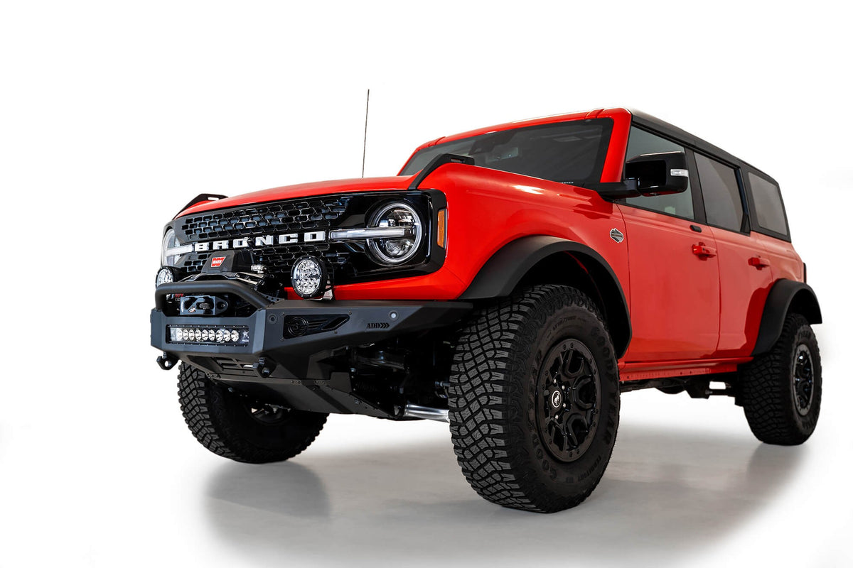 2021+ Ford Bronco Rock Fighter Front Bumper Addictive Desert Designs