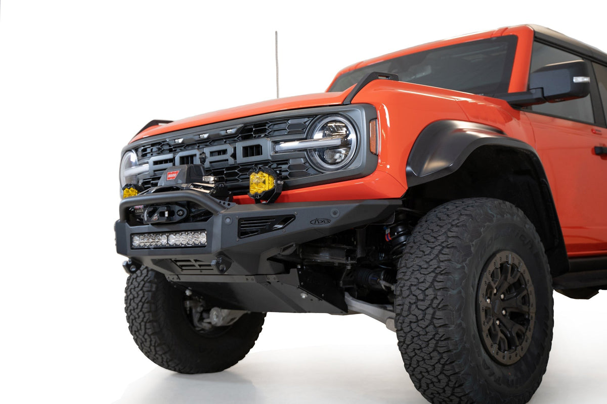 2022+ Ford Bronco Raptor Rock Fighter Front Bumper Addictive Desert Designs