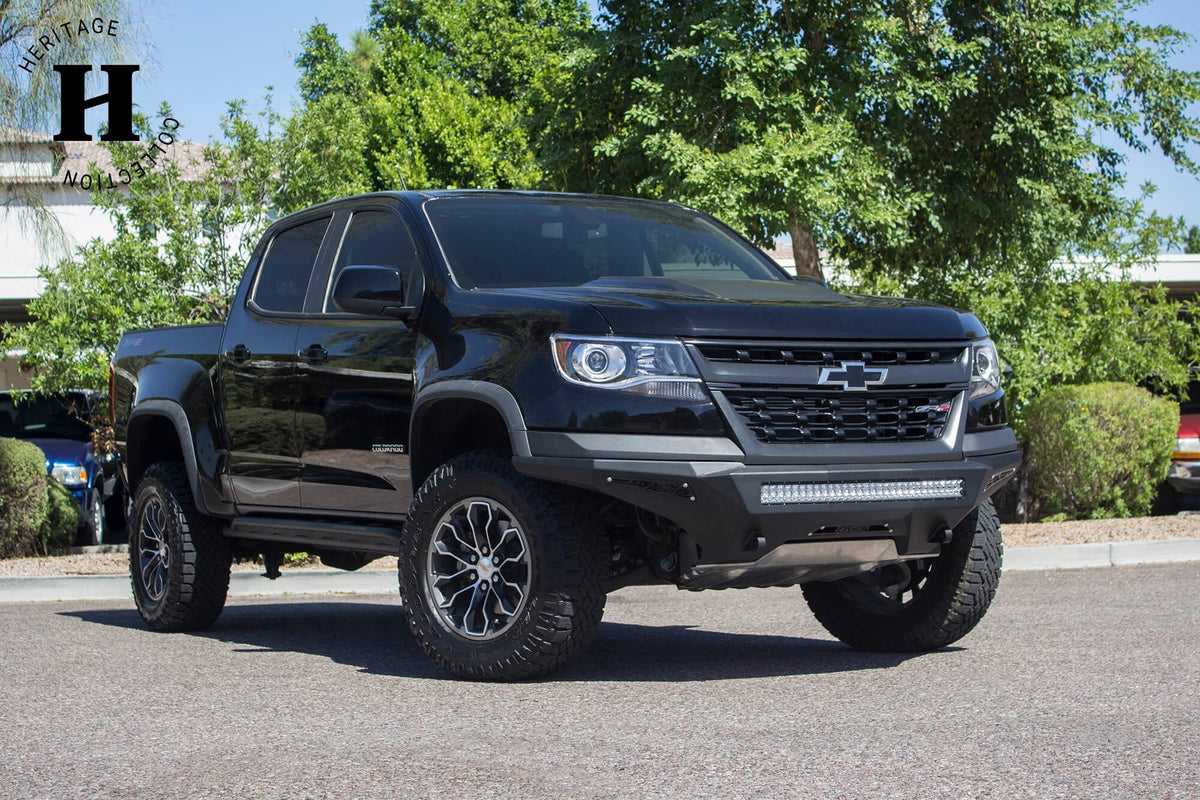 2017-2020 Chevrolet Colorado ZR2 Stealth Fighter Front Bumper with Winch Mount Addictive Desert Designs