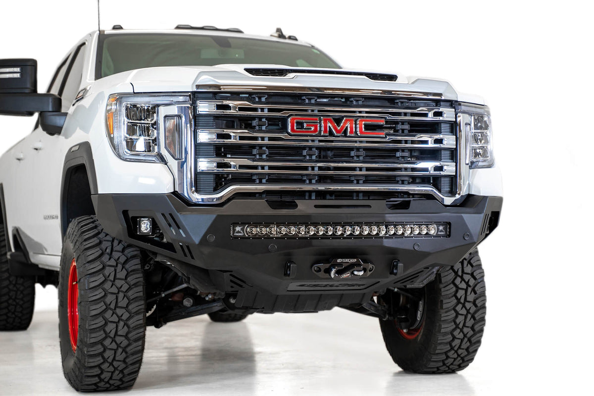 2020-2023 GMC Sierra 2500 3500 Stealth Figther Front Bumper Addictive Desert Designs