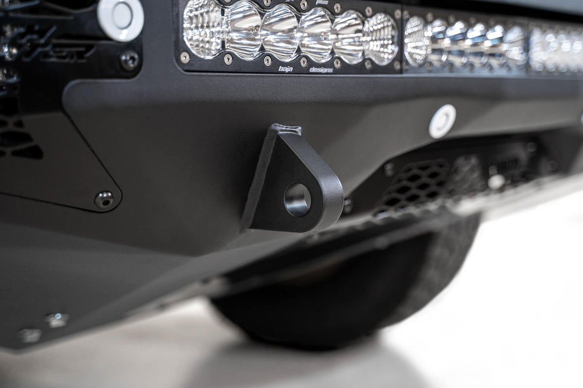 2019-2022 GMC Sierra 1500 Stealth Fighter Front Bumper Universal mounts for up to 10 cube lights or a 40 Inch light bar Addictive Desert Designs