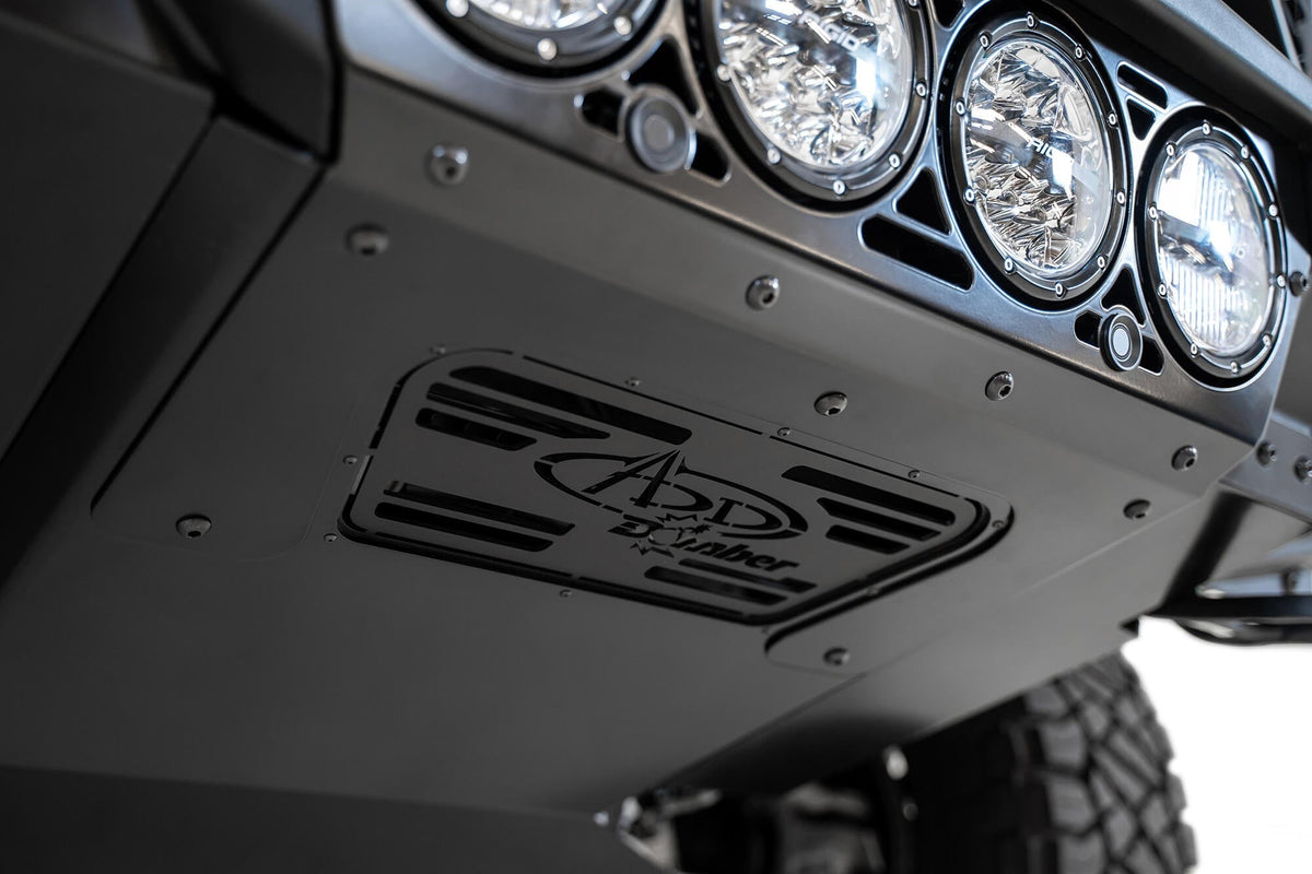 2021-2024 RAM 1500 TRX Bomber Front Bumper Mounts for 4 rigid 360 6 Inch round lights Addictive Desert Designs