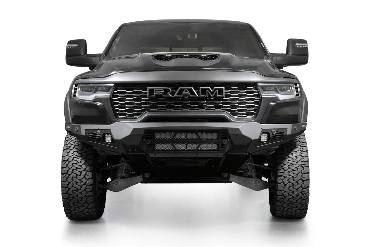 2025 Ram RHO Bomber Front Bumper (20 Inch Lights) Addictive Desert Designs