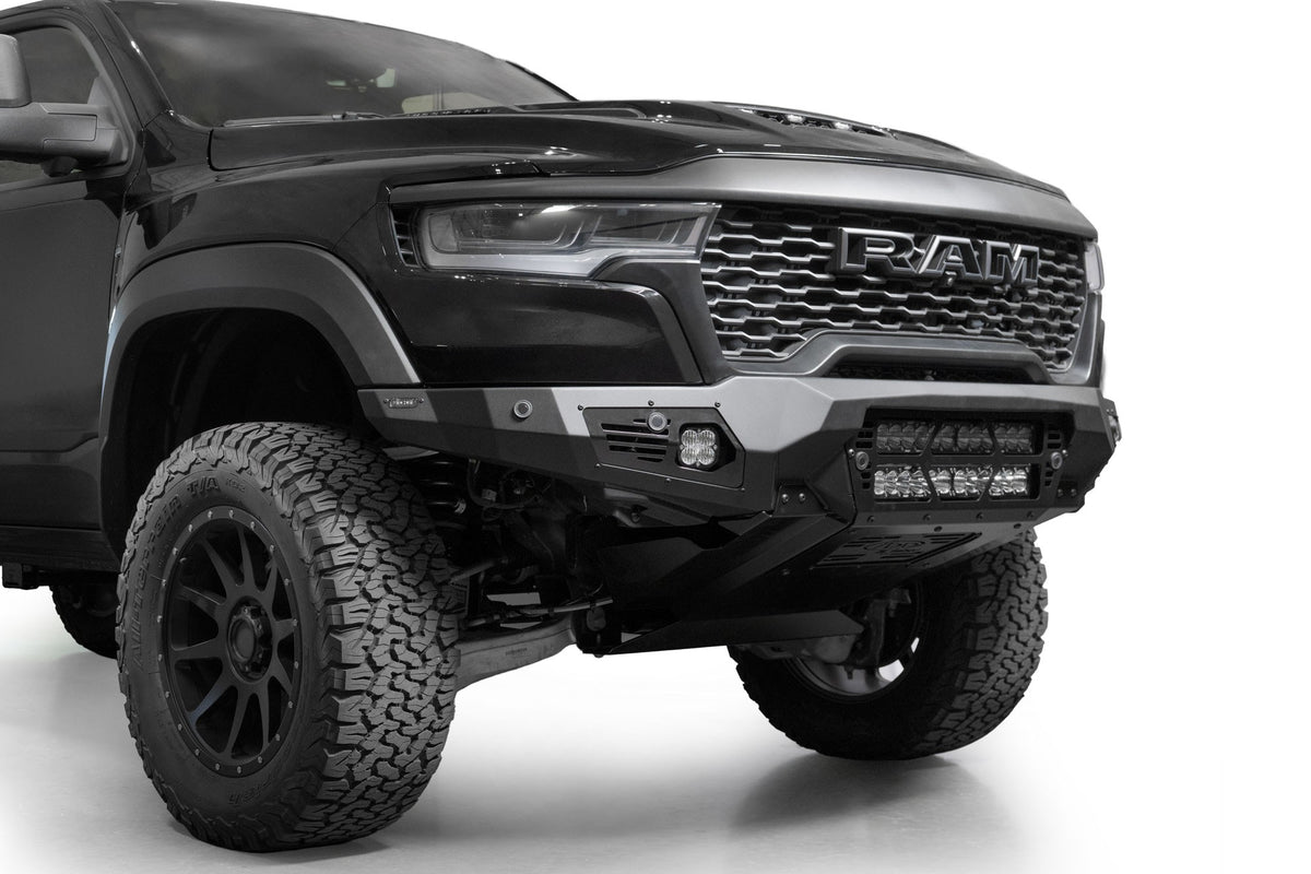 2025 Ram RHO Bomber Front Bumper (20 Inch Lights) Addictive Desert Designs