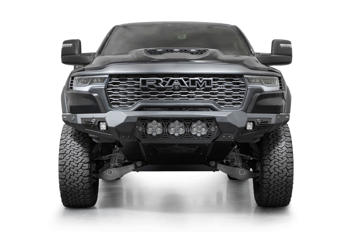 2025 Ram RHO Bomber Front Bumper (Baja) Addictive Desert Designs