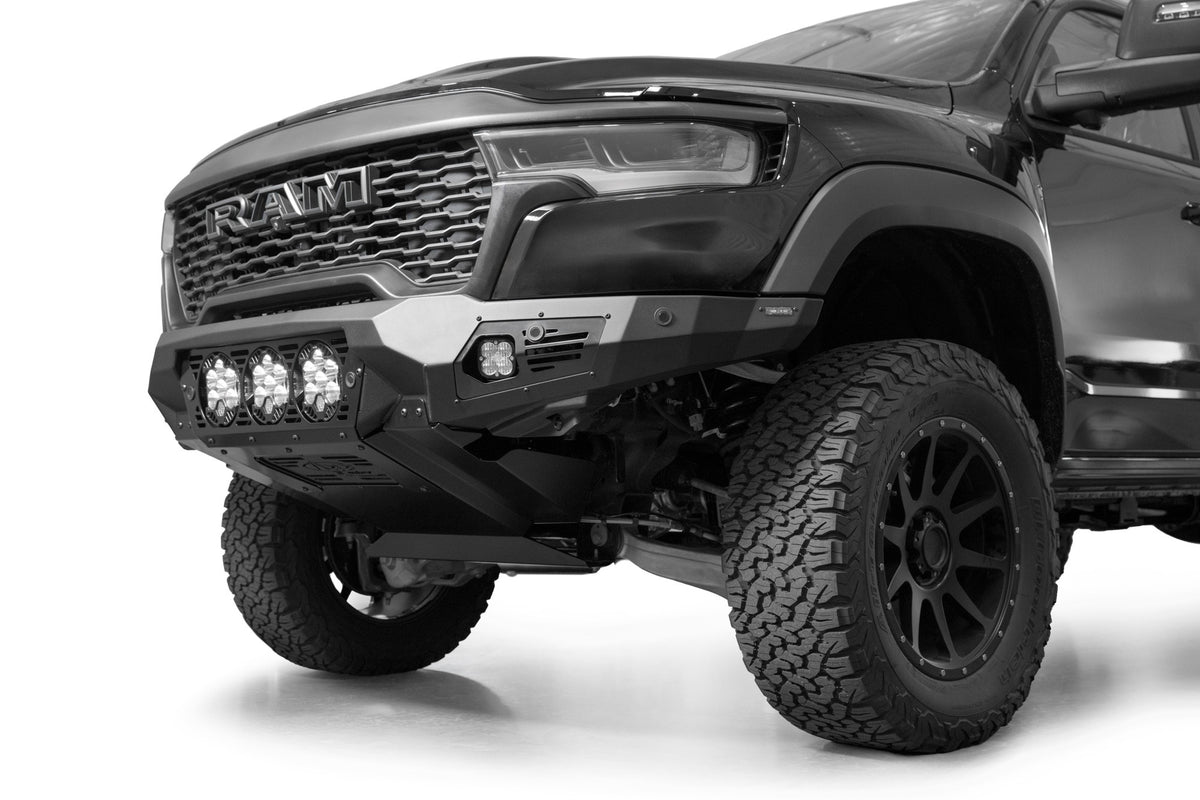 2025 Ram RHO Bomber Front Bumper (Baja) Addictive Desert Designs