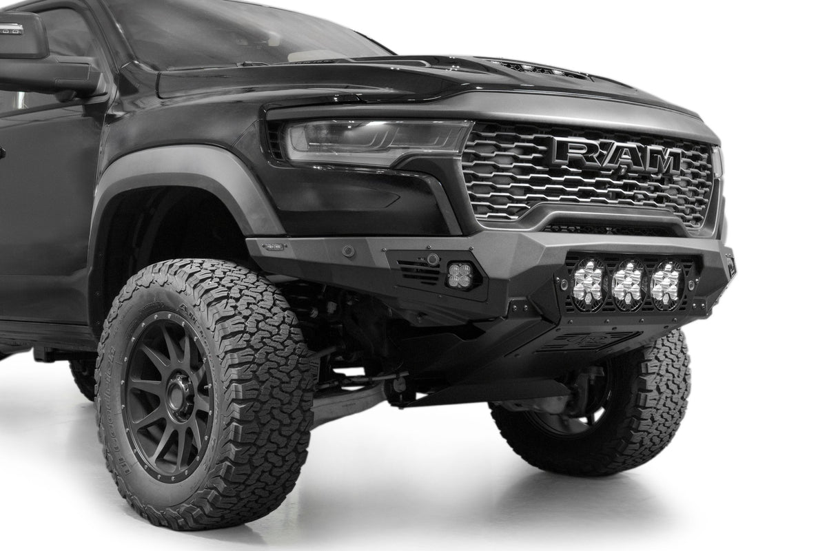 2025 Ram RHO Bomber Front Bumper (Baja) Addictive Desert Designs