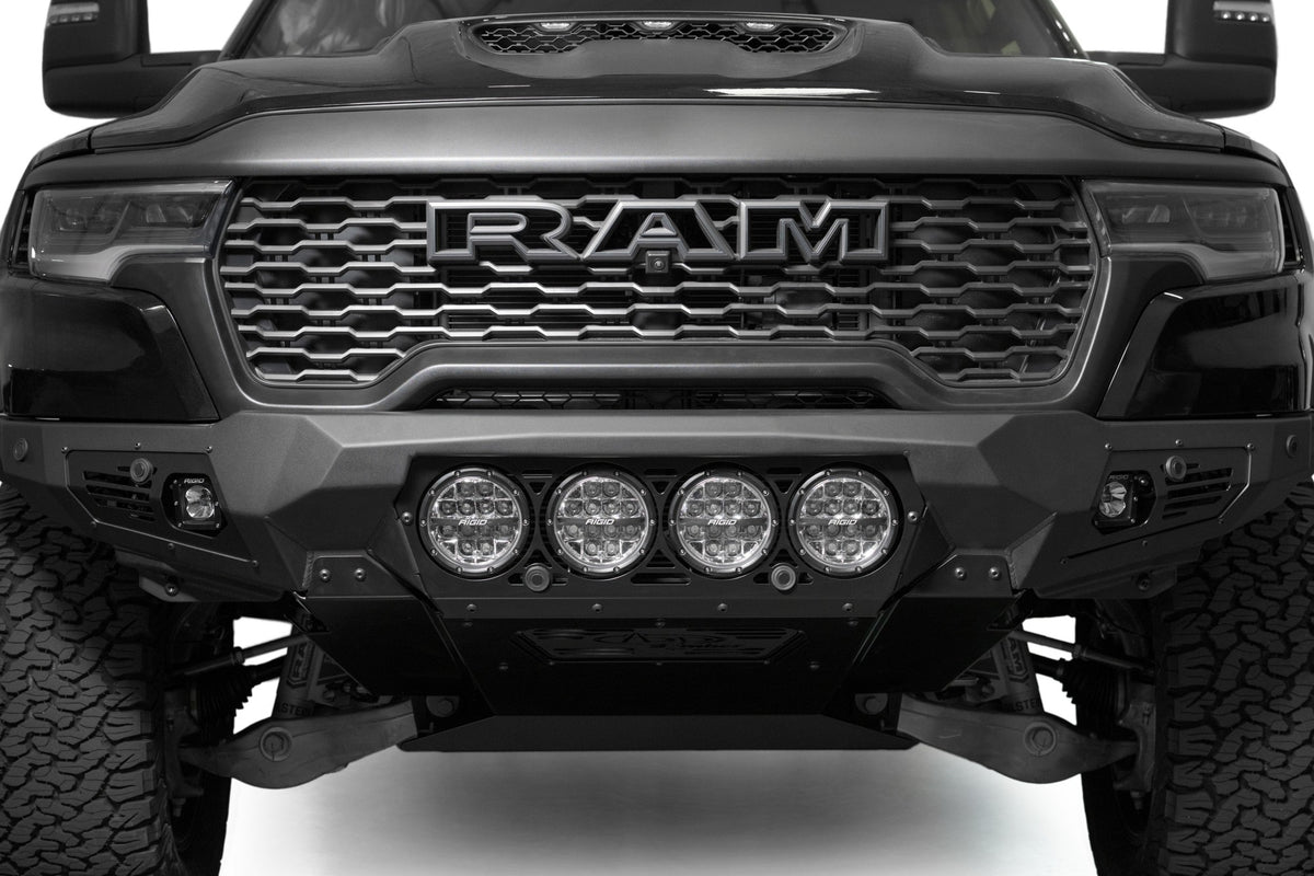 2025 Ram RHO Bomber Front Bumper (RIGID) Addictive Desert Designs