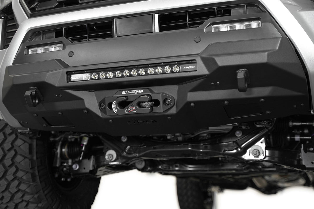 2024-2025 Toyota Tacoma Stealth Center Mount Winch Front Bumper Addictive Desert Designs