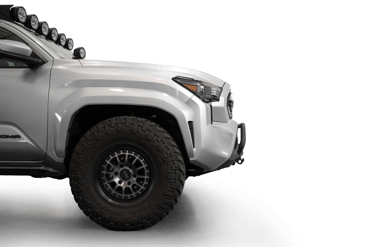 2024-2025 Toyota Tacoma Stealth Center Mount Winch Front Bumper With Top Hoop Addictive Desert Designs