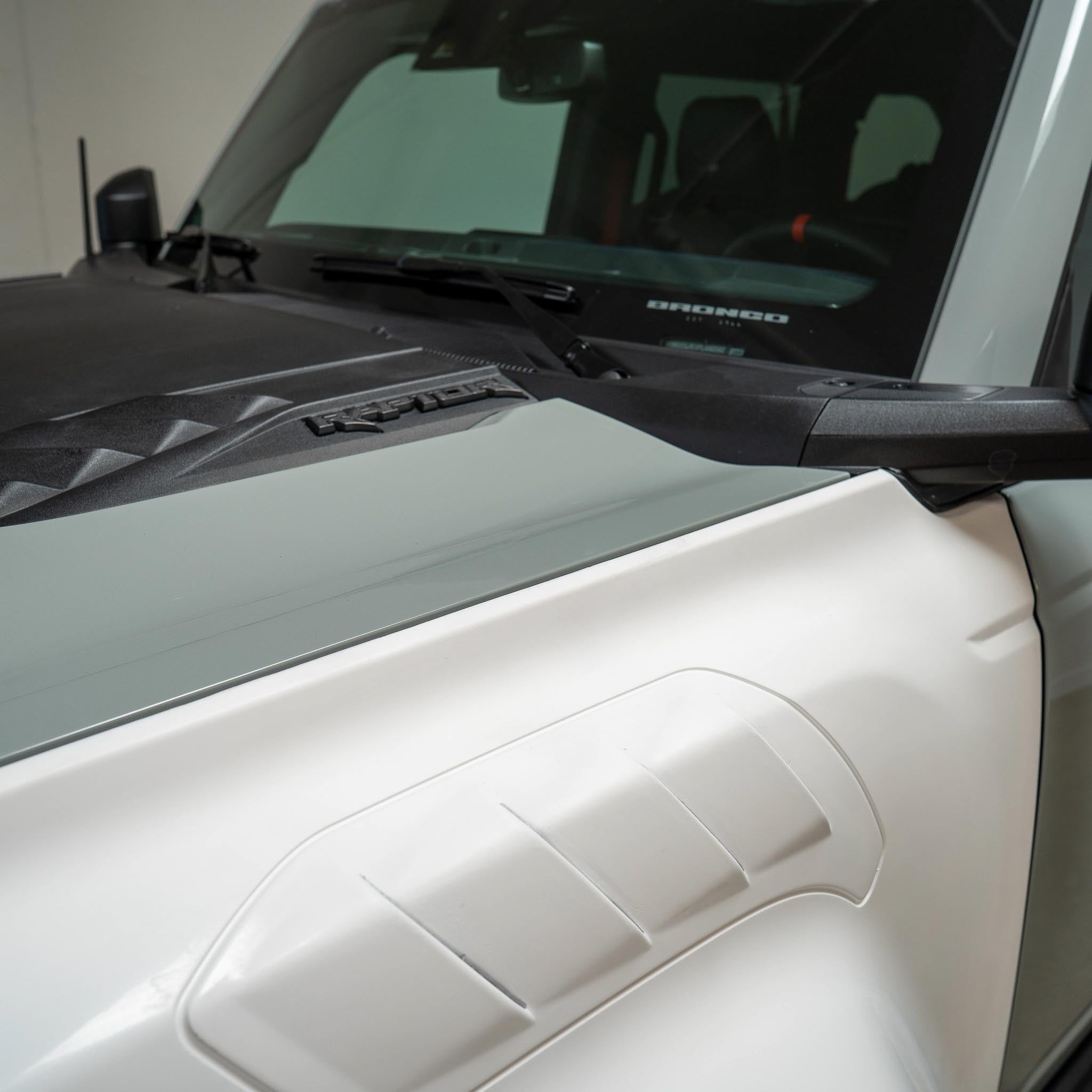 2022-2025 Ford Bronco Raptor fenders showcasing a sleek design and durable construction for off-road performance.