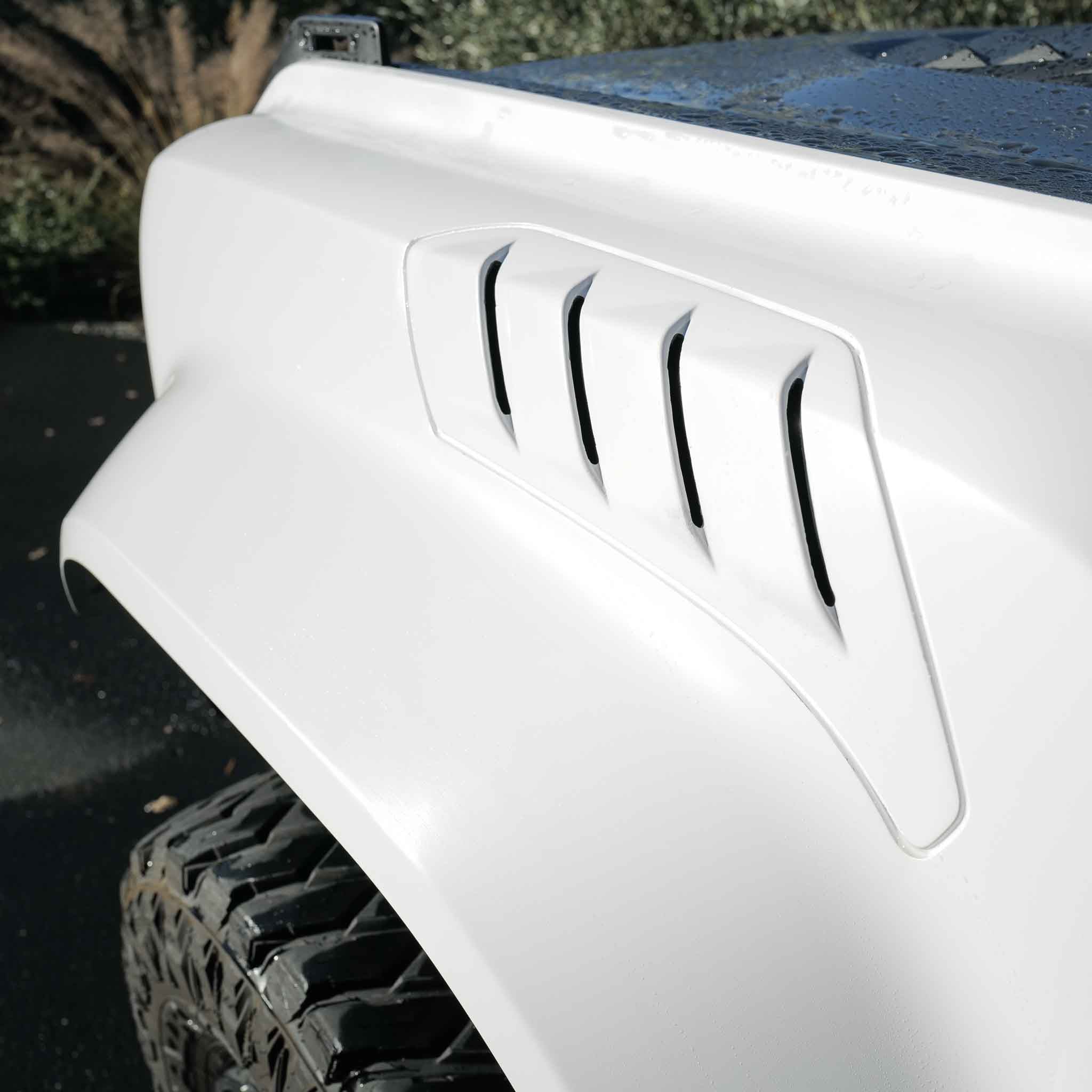 2022-2025 Ford Bronco Raptor fender showcasing sleek design and functional vents for enhanced performance.