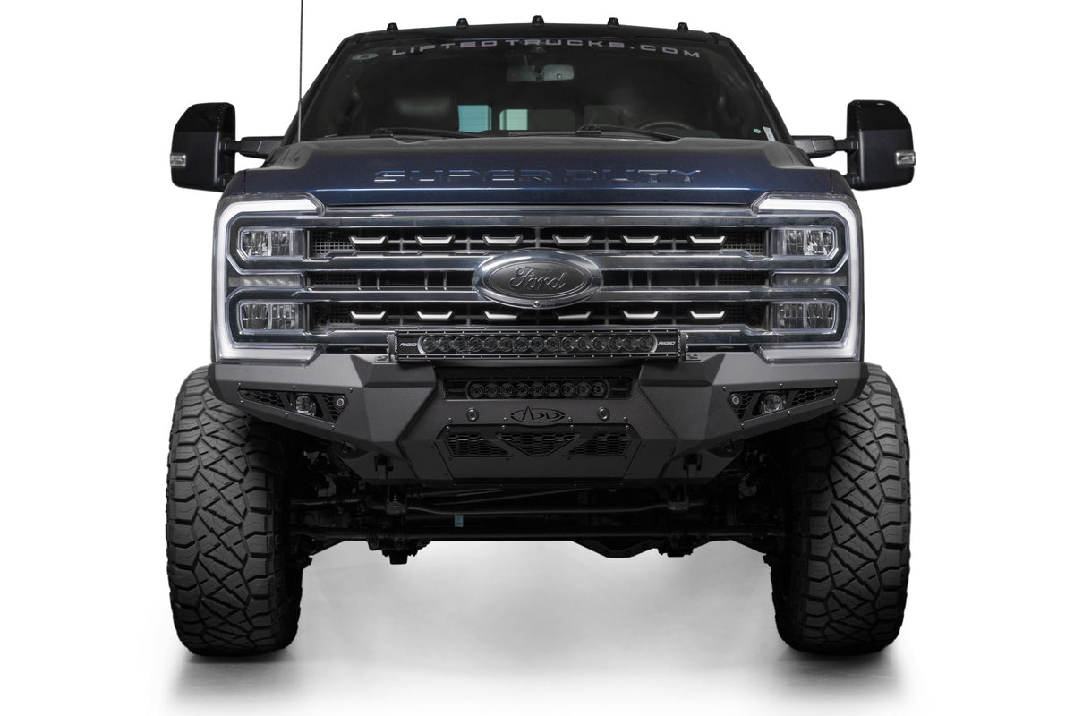 2023-2025 Ford Super Duty HoneyBadger Front Bumper w/ Top Hoop Addictive Desert Designs