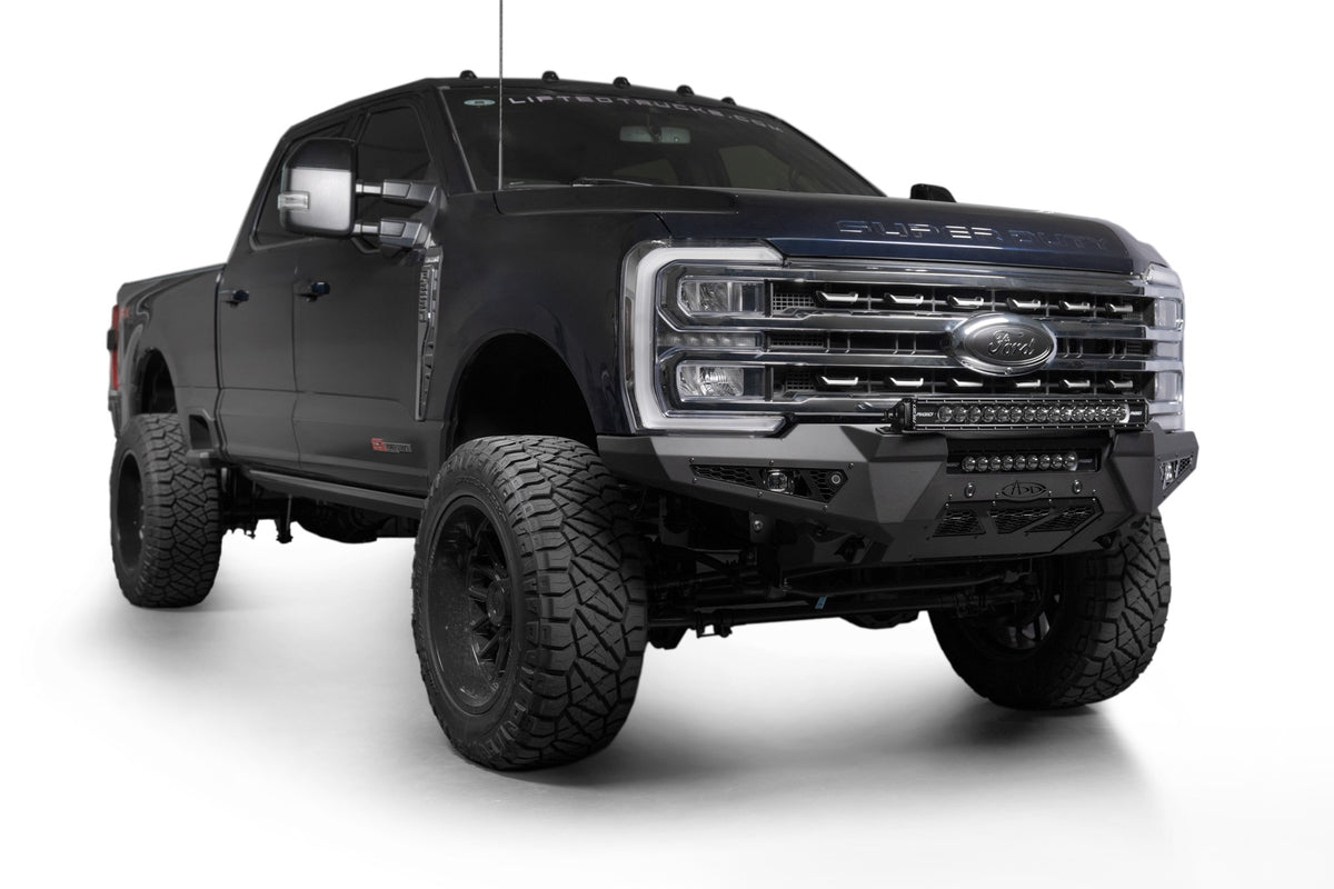 2023-2025 Ford Super Duty HoneyBadger Front Bumper w/ Top Hoop Addictive Desert Designs