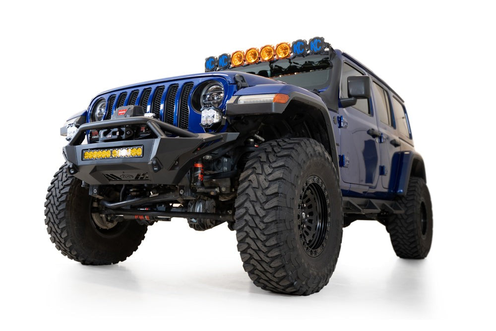 2020-2025 Jeep JL JLU JT Wrangler, Gladiator Stealth Fighter Front Bumper Addictive Desert Designs