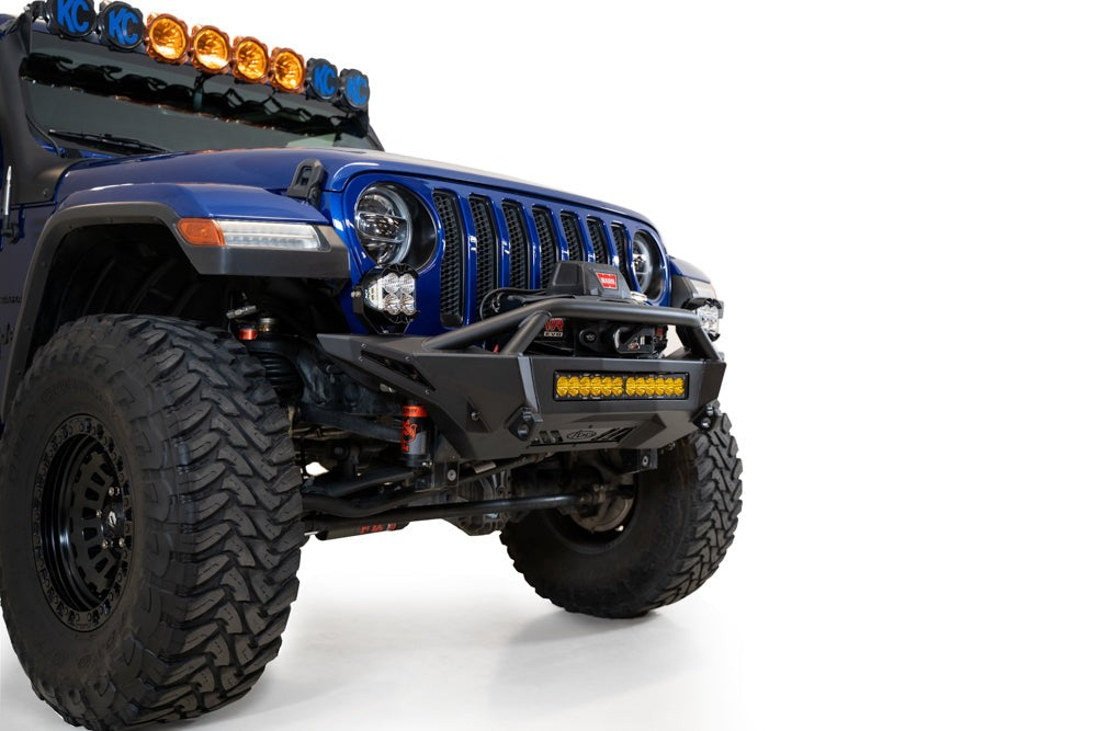 2020-2025 Jeep JL JLU JT Wrangler, Gladiator Stealth Fighter Front Bumper Addictive Desert Designs