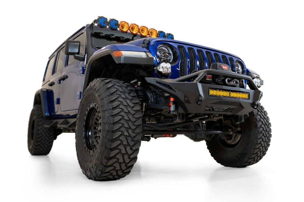 2020-2025 Jeep JL JLU JT Wrangler, Gladiator Stealth Fighter Front Bumper Addictive Desert Designs