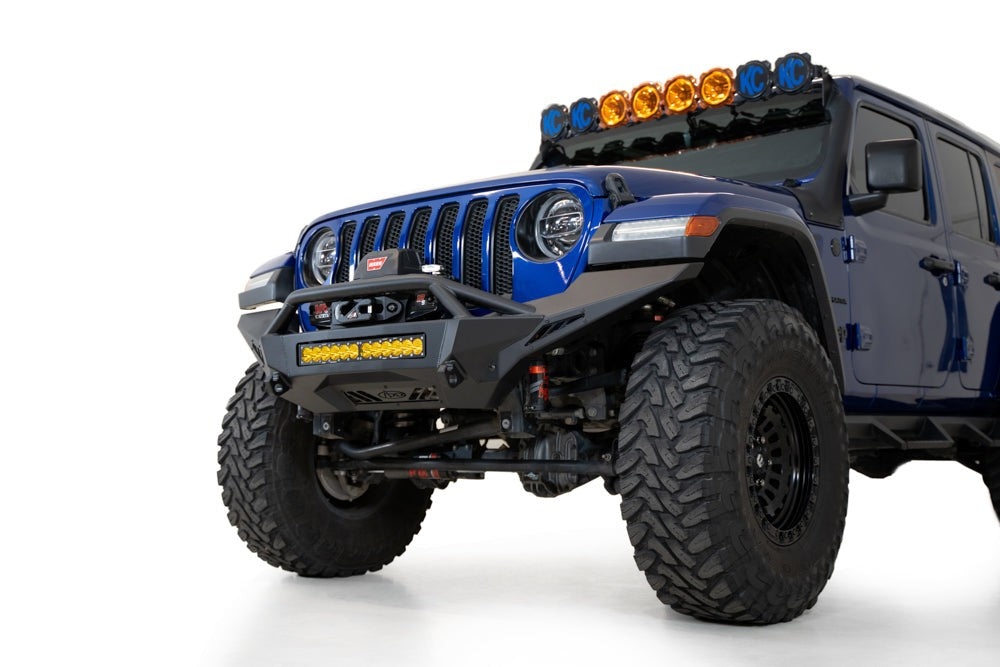 2020-2025 Jeep JL JLU JT Wrangler, Gladiator Stealth Fighter Full Width Front Bumper Addictive Desert Designs