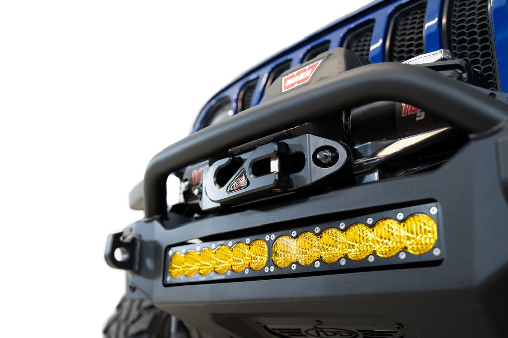 2018-2025 Jeep JL JLU JT Wrangler, Gladiator Rock Fighter Front Bumper Addictive Desert Designs