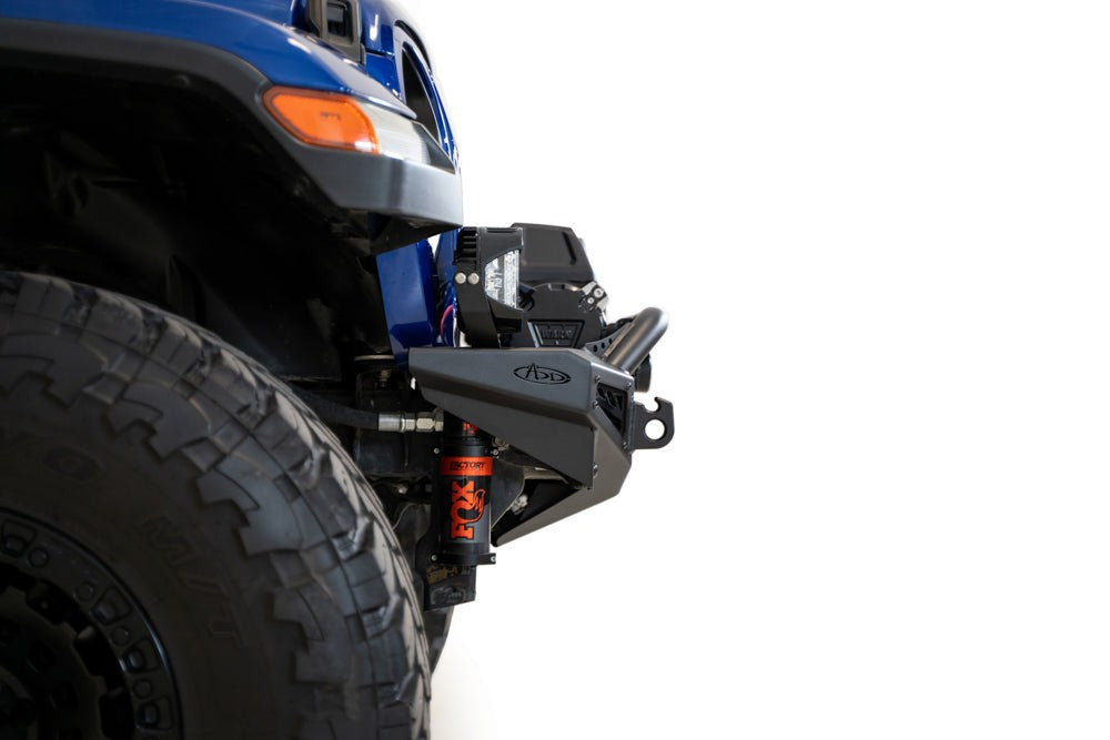 2018-2025 Jeep JL JLU JT Wrangler, Gladiator Rock Fighter Front Bumper Addictive Desert Designs