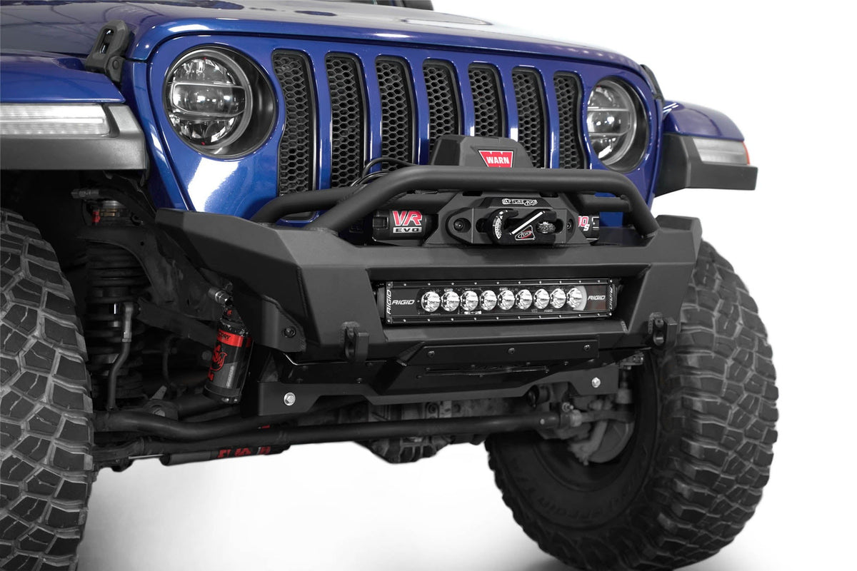 2018-2025 Jeep JL JLU JT Wrangler, Gladiator Phantom Stubby Front Bumper Addictive Desert Designs
