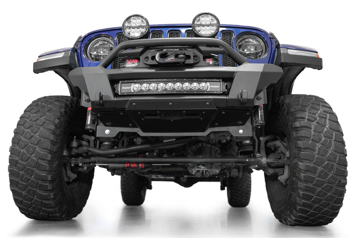 2018-2025 Jeep JL JLU JT Wrangler, Gladiator Phantom Stubby Front Bumper Addictive Desert Designs