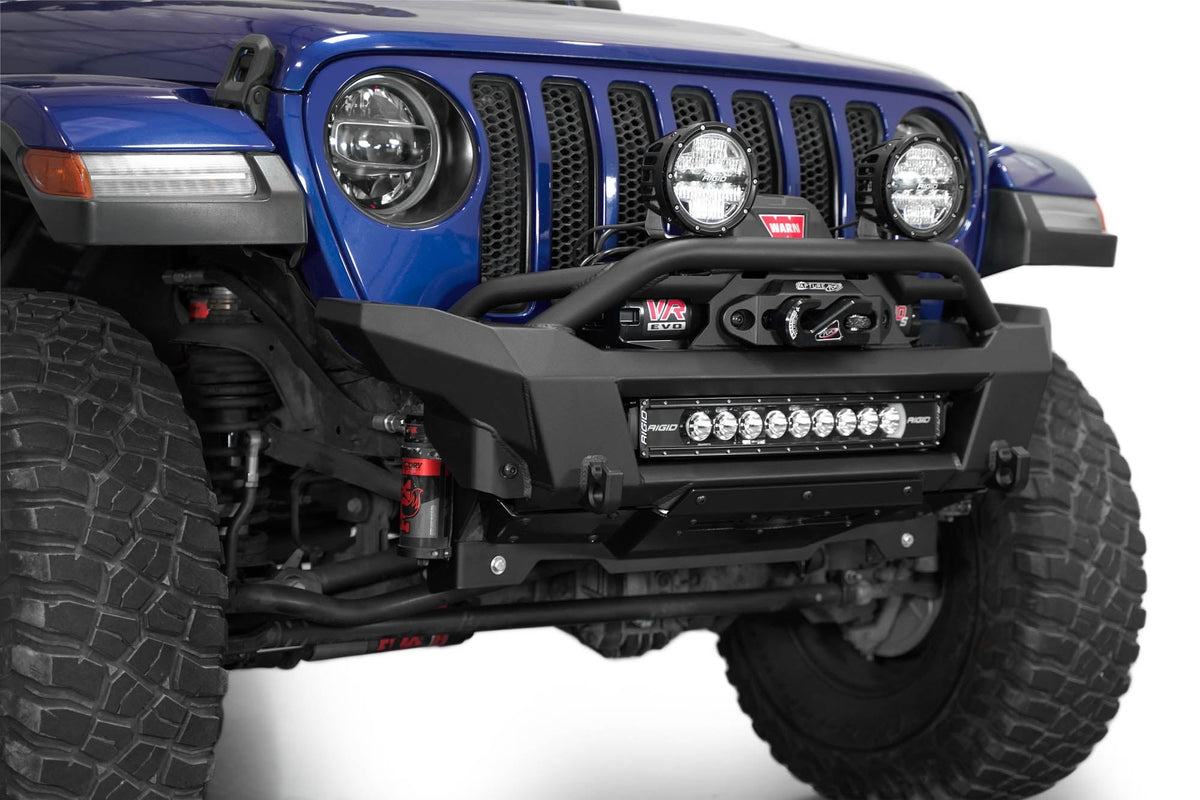 2018-2025 Jeep JL JLU JT Wrangler, Gladiator Phantom Stubby Front Bumper Addictive Desert Designs