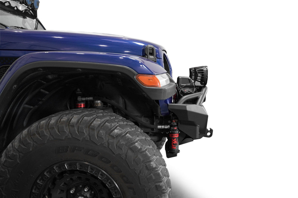 2018-2025 Jeep JL JLU JT Wrangler, Gladiator Phantom Stubby Front Bumper Addictive Desert Designs