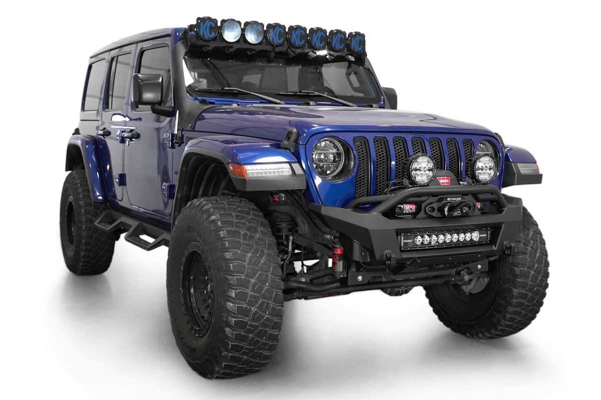 2018-2025 Jeep JL JLU JT Wrangler, Gladiator Phantom Stubby Front Bumper Addictive Desert Designs