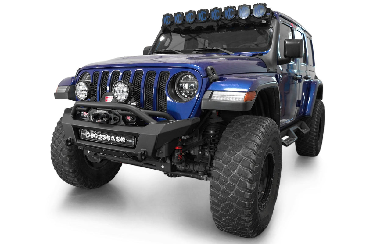 2018-2025 Jeep JL JLU JT Wrangler, Gladiator Phantom Stubby Front Bumper Addictive Desert Designs