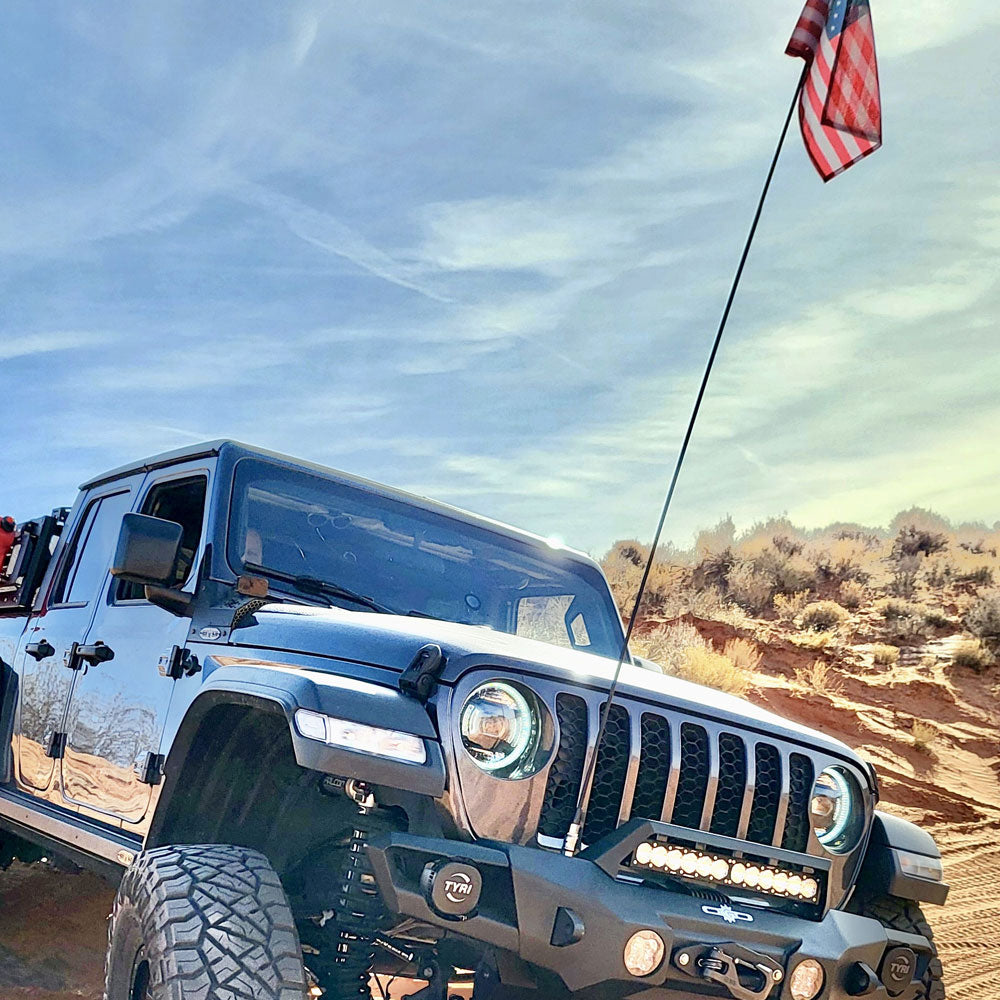 Mid Front Bumper With Winch Plate For 18-25 Jeep Wrangler JL 2-4 Door 20-25 Gladiator Rock Slide Engineering