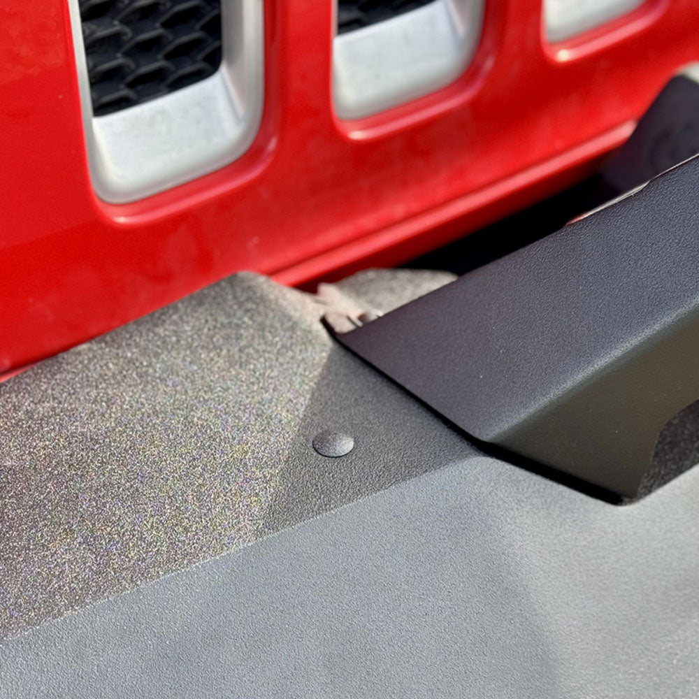 Big Sky Aluminum Stubby Front Bumper With Winch Plate Wrangler JK Rock Slide Engineering
