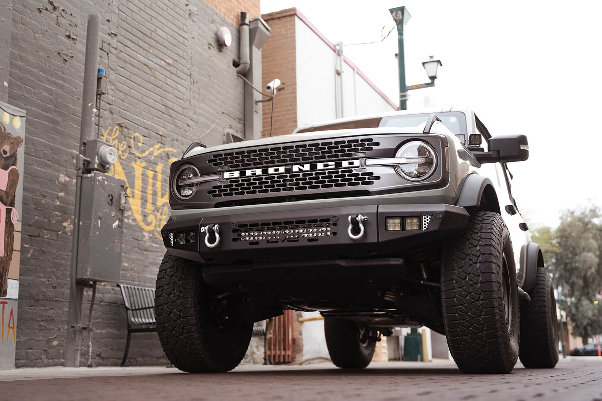 2021 2025 Ford Bronco OE Plus Series Front Bumper DV8 Offroad
