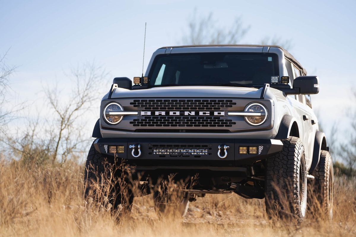 2021 2025 Ford Bronco OE Plus Series Front Bumper DV8 Offroad