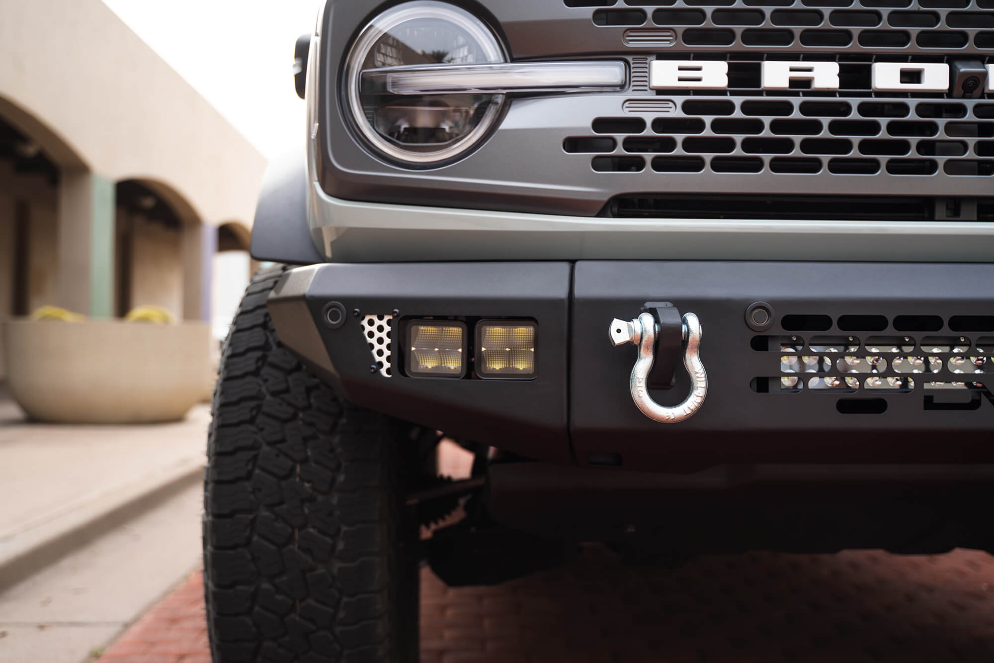 2021 2025 Ford Bronco OE Plus Series Front Bumper DV8 Offroad