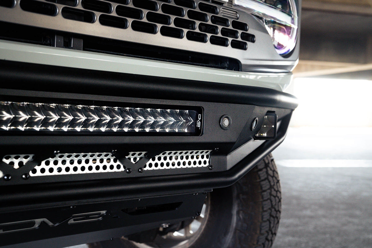 2021 2025 Ford Bronco Competition Series Front Bumper DV8 Offroad