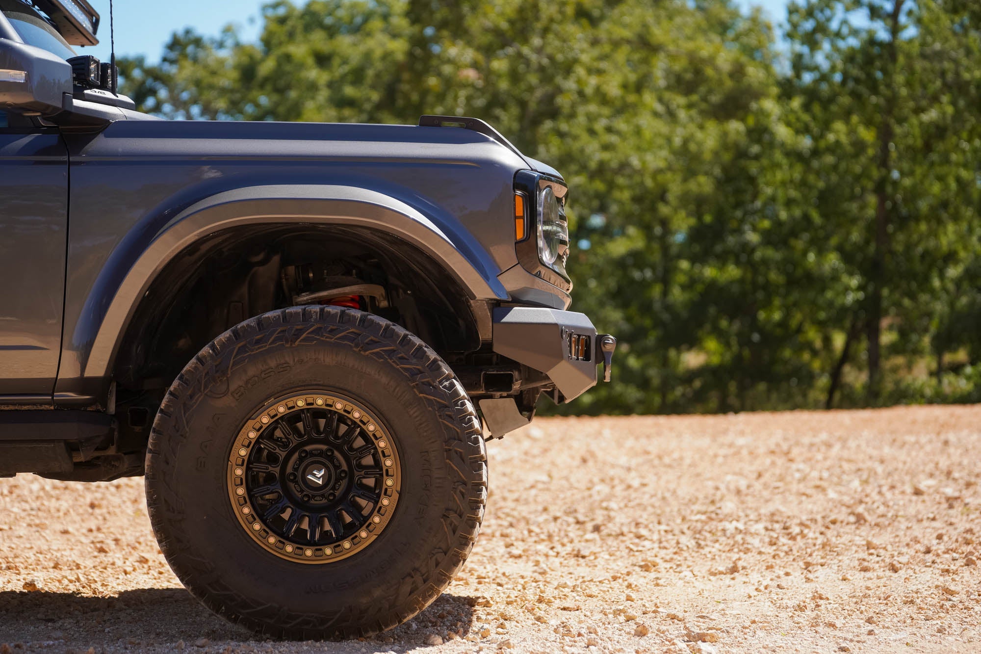 2021 2025 Ford Bronco Oe Plus Series Front Bumper V2 DV8 Offroad