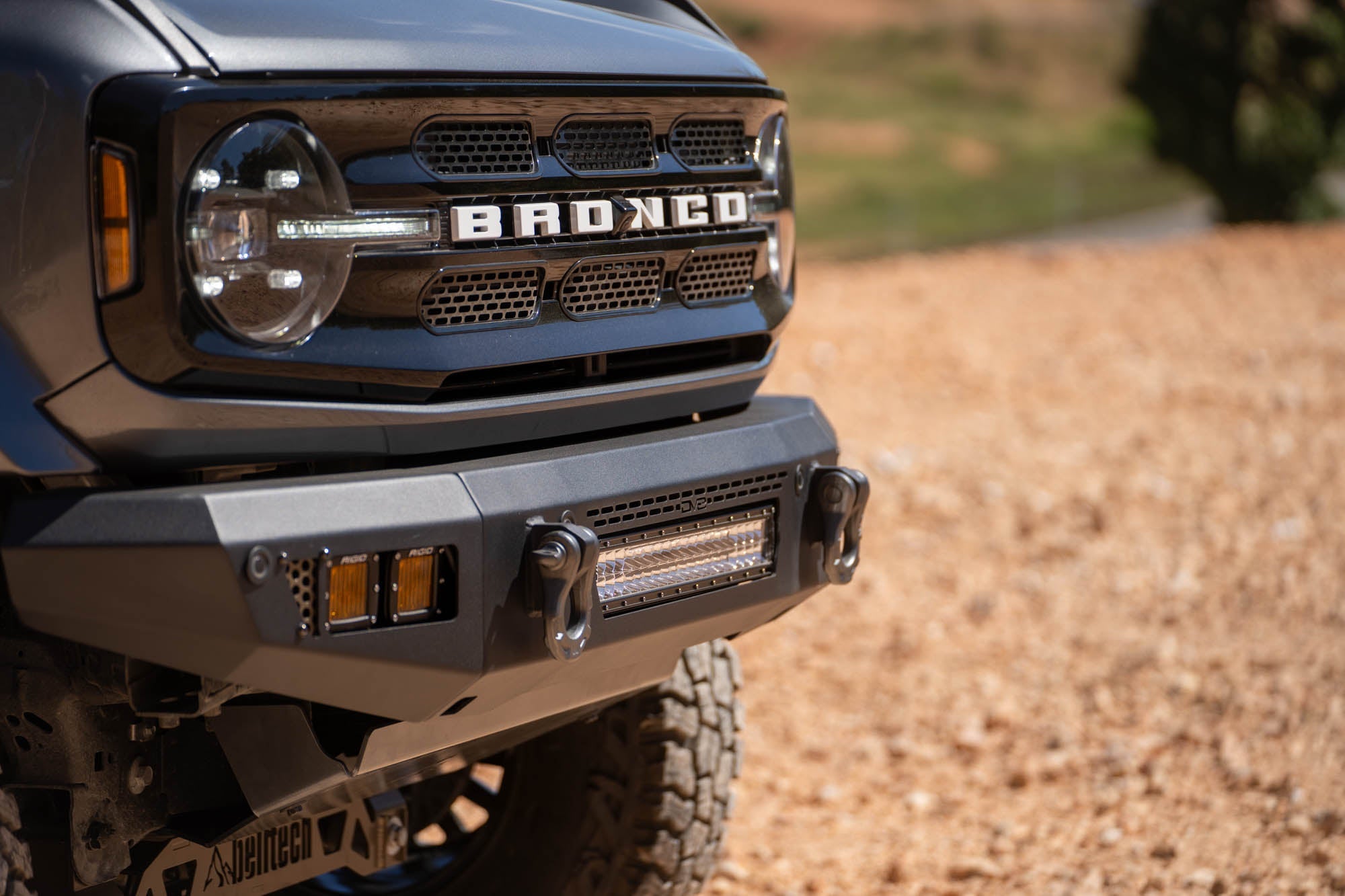 2021 2025 Ford Bronco Oe Plus Series Front Bumper V2 DV8 Offroad
