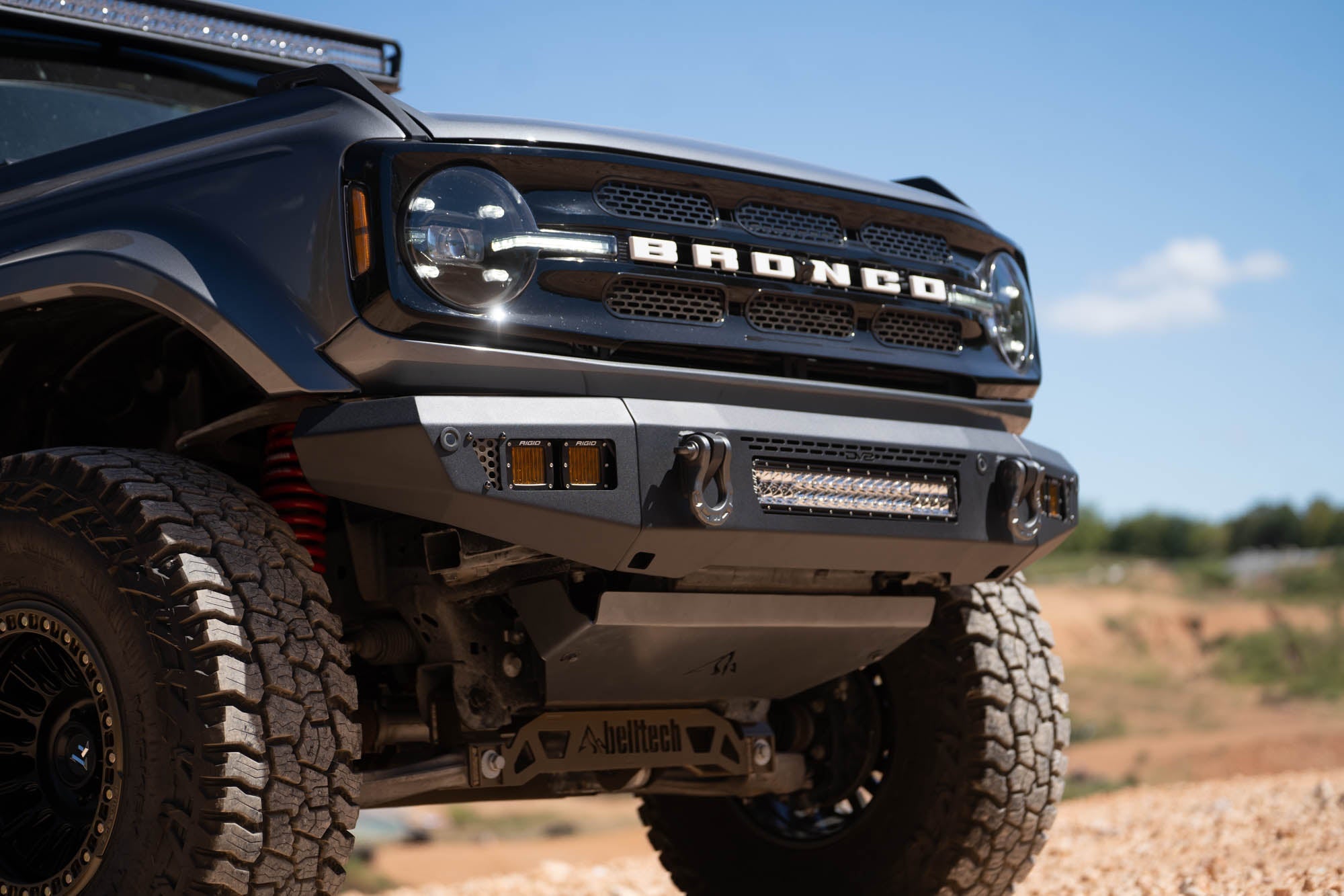 2021 2025 Ford Bronco Oe Plus Series Front Bumper V2 DV8 Offroad