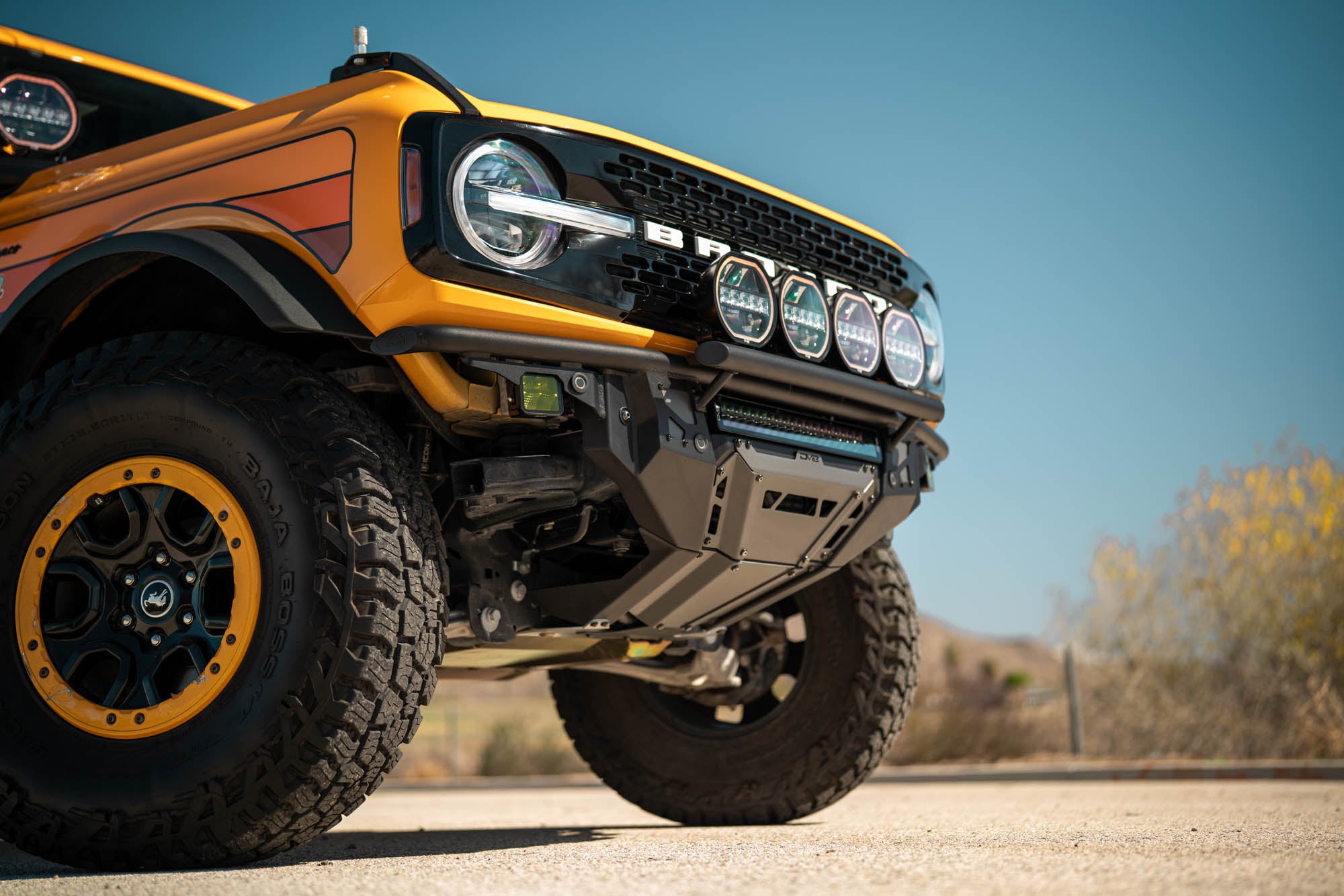 2021 2025 Ford Bronco Tube Series Front Bumper DV8 Offroad